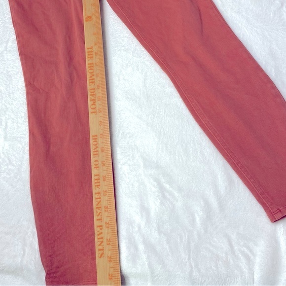 Spanx Jeanish Leggings High Rise Pull On Pant Island Red Women's Size Medium EUC - Picture 11 of 12